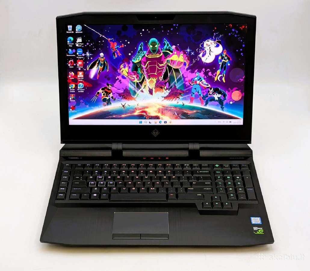 Hp Omen X 17 i7 16gb 500gb SSD + 1tb Gtx 1080 8gb - nuotraukos Nr. 3