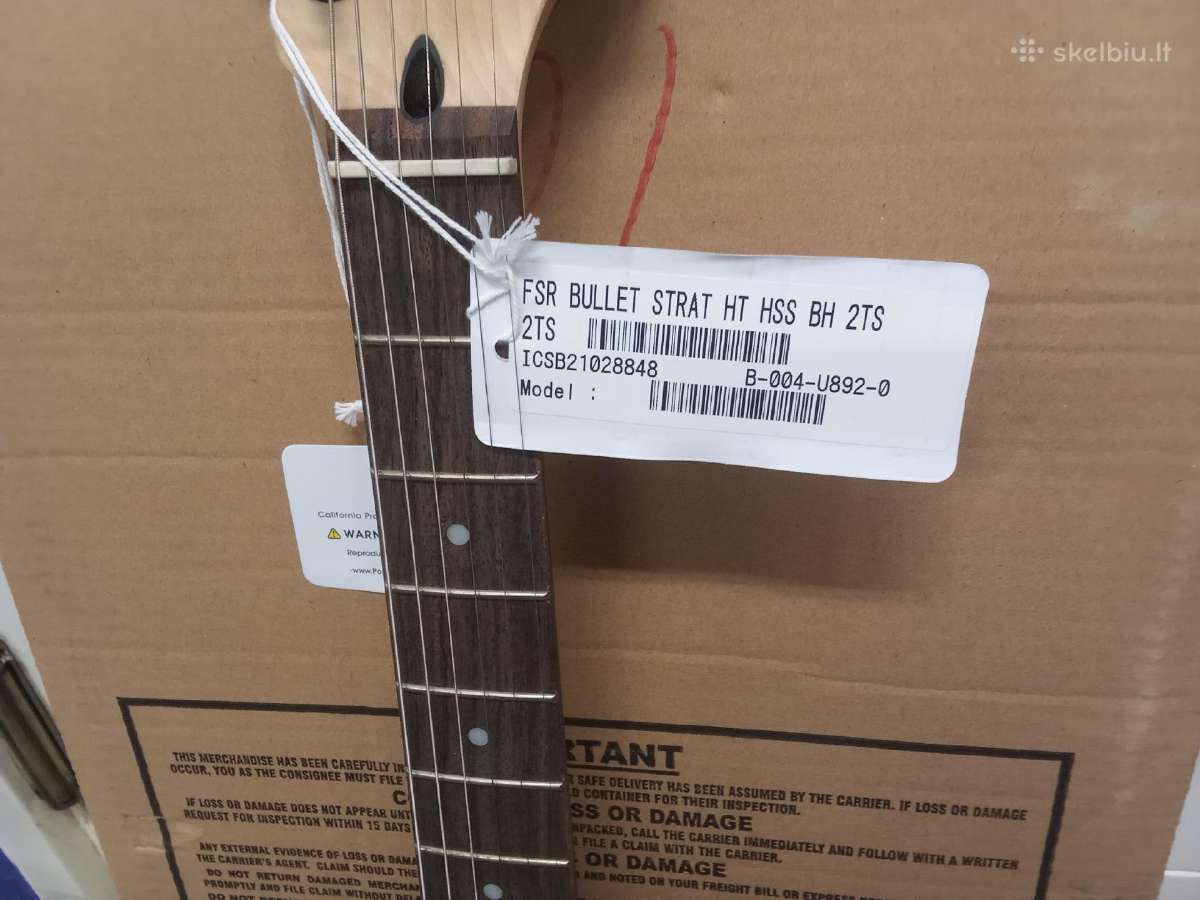 Squier stratocaster fender - nuotraukos Nr. 3
