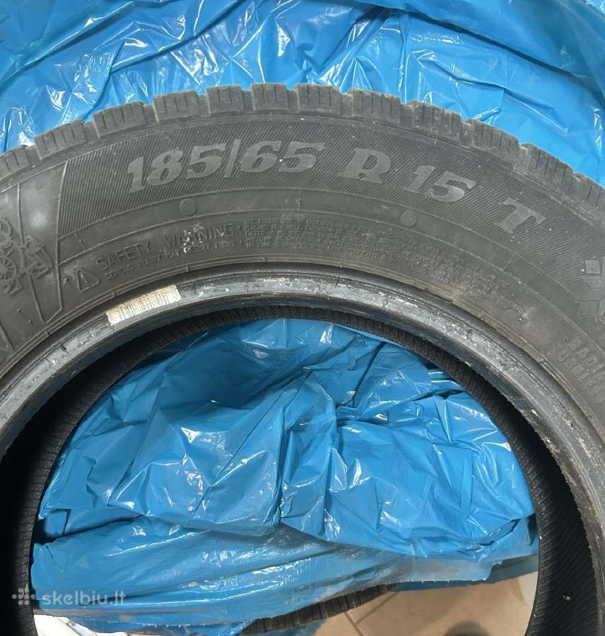 Naudotos žieminės padangos R15 185/65 - nuotraukos Nr. 2