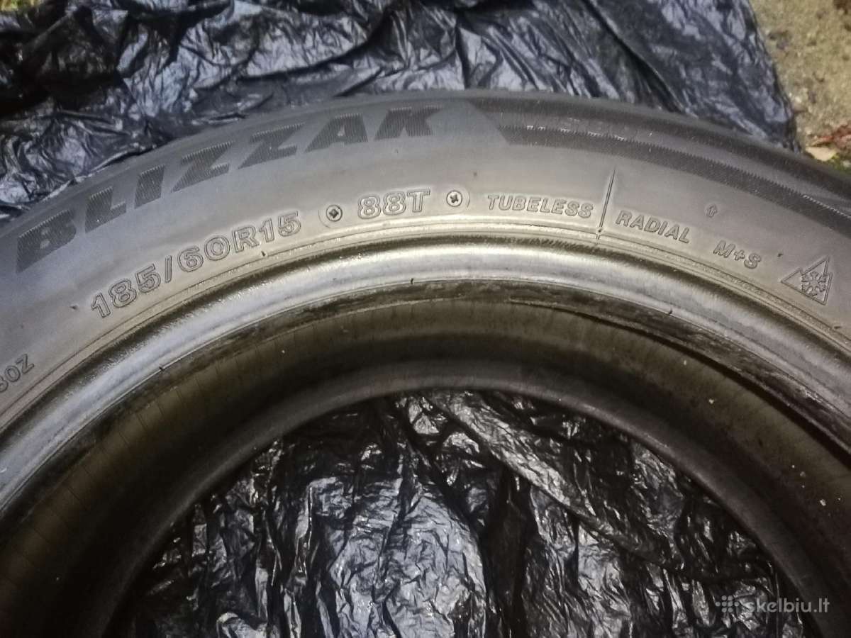 Bridgestone Blizzak žieminės 185/60 R15 - nuotraukos Nr. 4