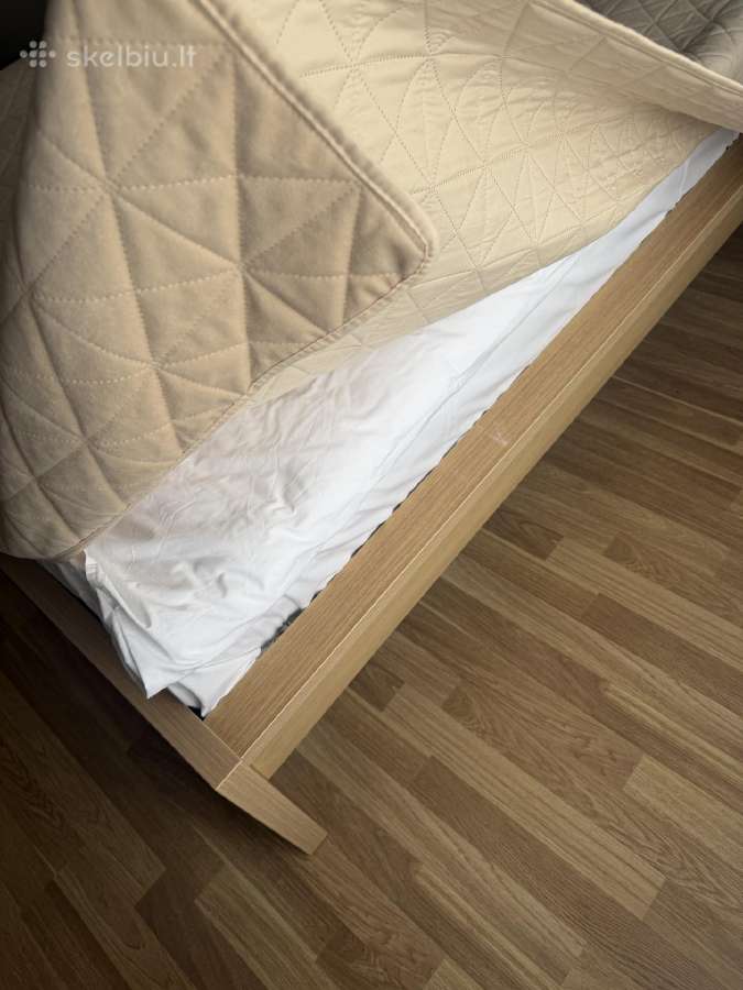 Ikea lova su spintelemis 160x200 m su grotelemis - nuotraukos Nr. 2