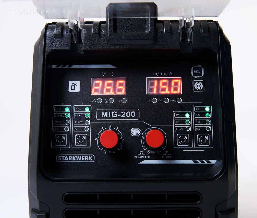 Suvirinimo aparatas Starkwerk Mig 200a 4-in-1 - nuotraukos Nr. 3