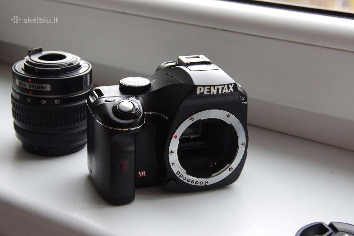 Pentax K-x su kitiniu 18-55 objektyvu ir priedais - nuotraukos Nr. 6