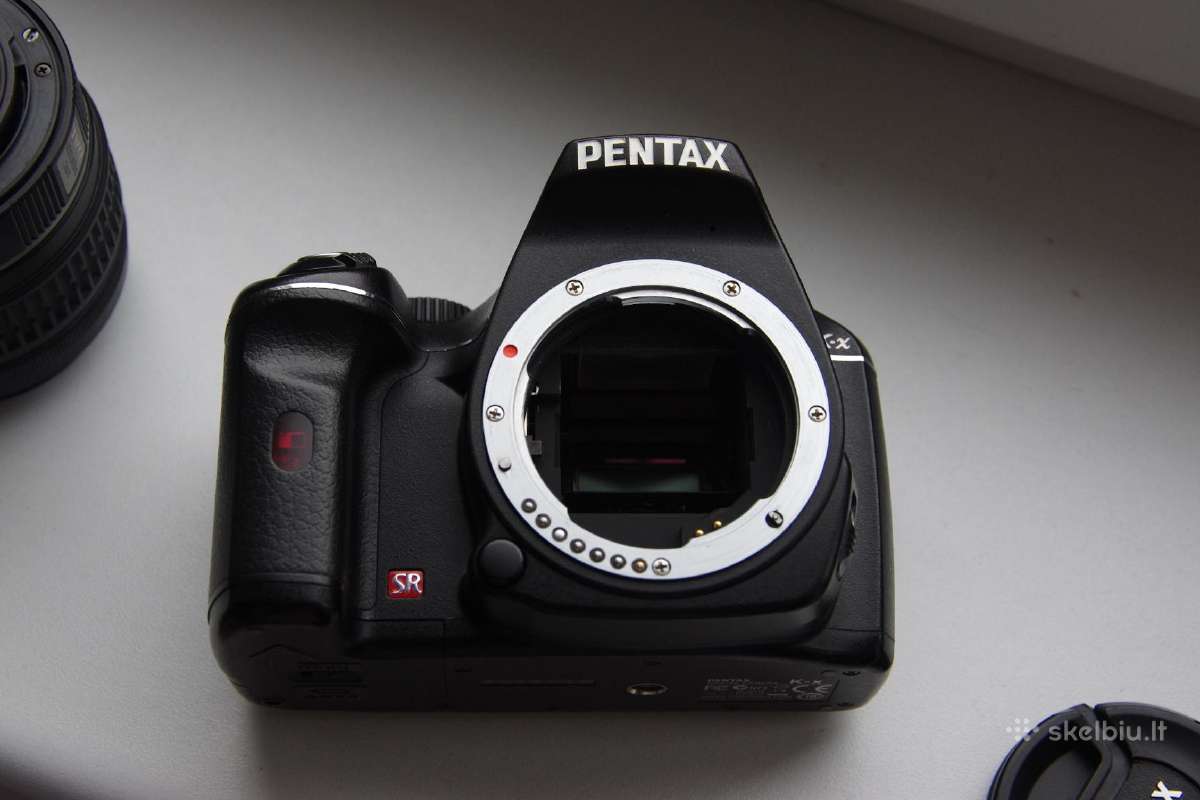 Pentax K-x su kitiniu 18-55 objektyvu ir priedais - nuotraukos Nr. 7