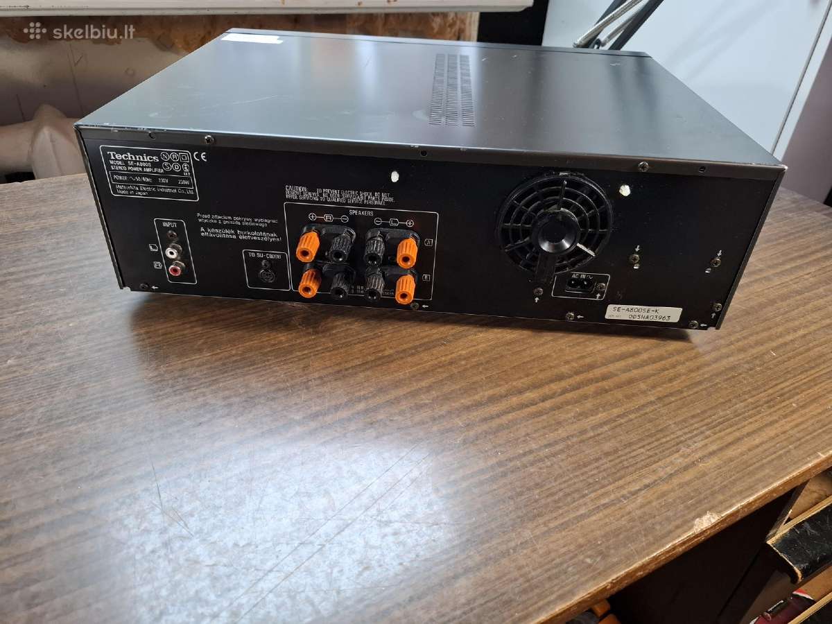 Galios Stiprintuvas Technics Se-a800s - nuotraukos Nr. 2