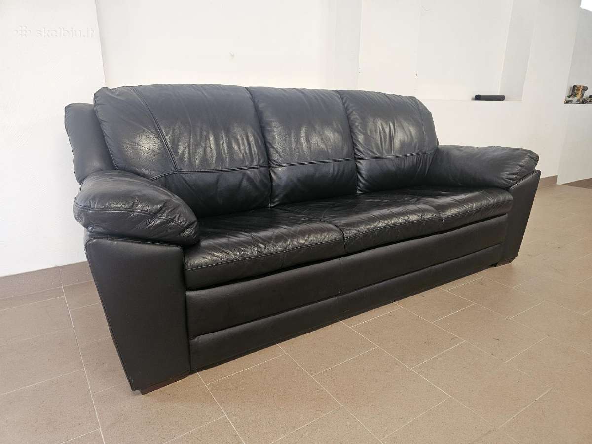 Odinė sofa - nuotraukos Nr. 5