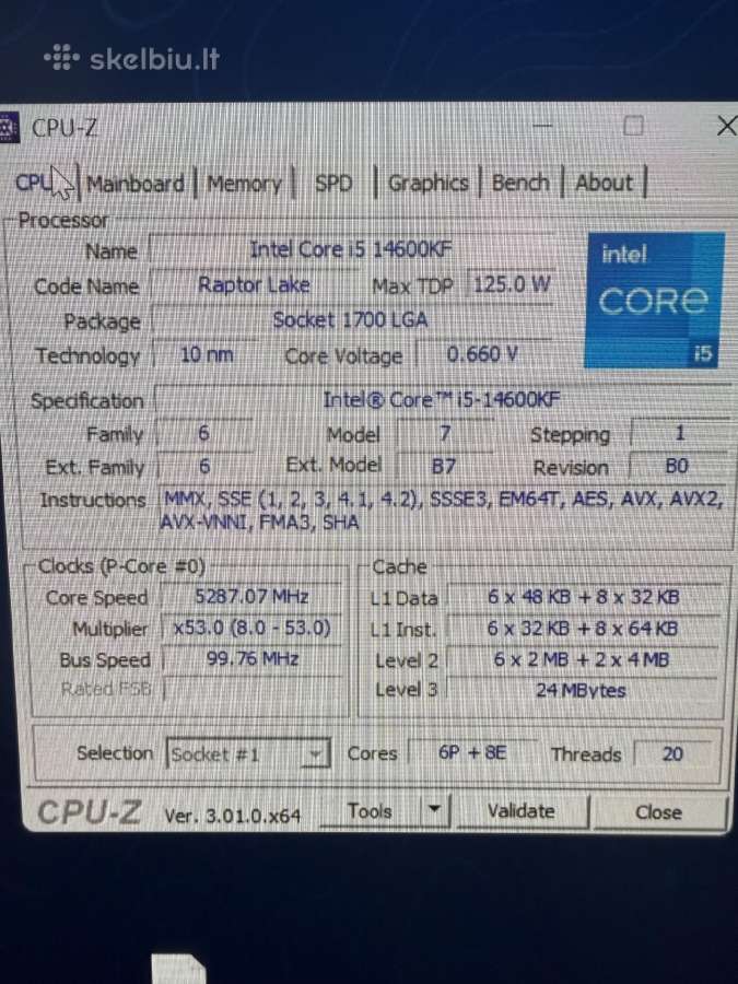 14600kf / 3070 Ti / 32gb Ddr4 - nuotraukos Nr. 5
