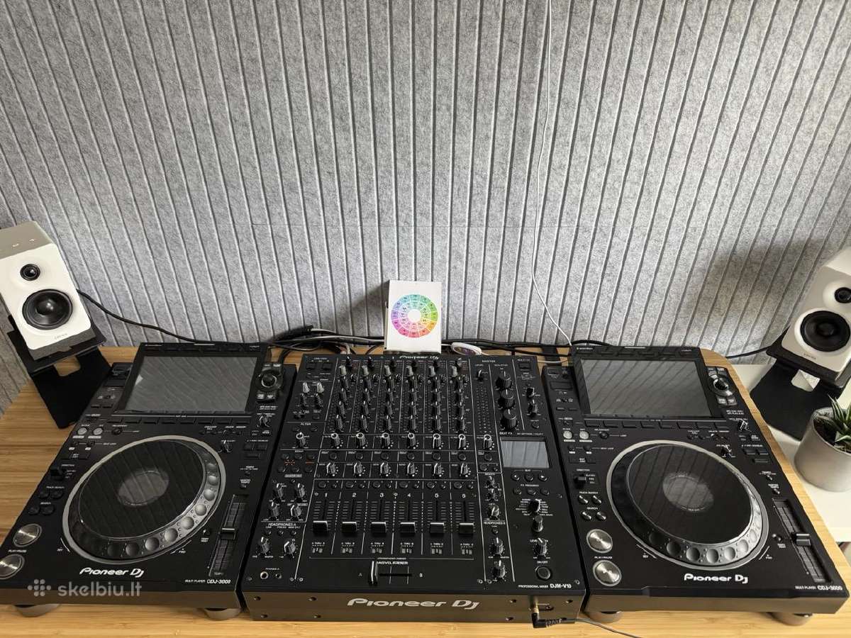 Pioneer Dj komplektas: 2 Cdj-3000 + Djm-v10 + kofr - nuotraukos Nr. 2