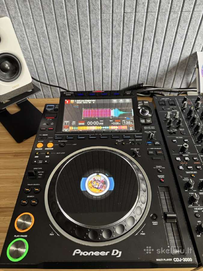 Pioneer Dj komplektas: 2 Cdj-3000 + Djm-v10 + kofr - nuotraukos Nr. 8
