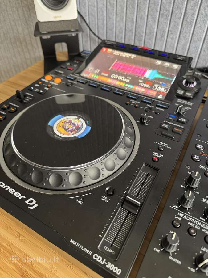 Pioneer Dj komplektas: 2 Cdj-3000 + Djm-v10 + kofr - nuotraukos Nr. 14