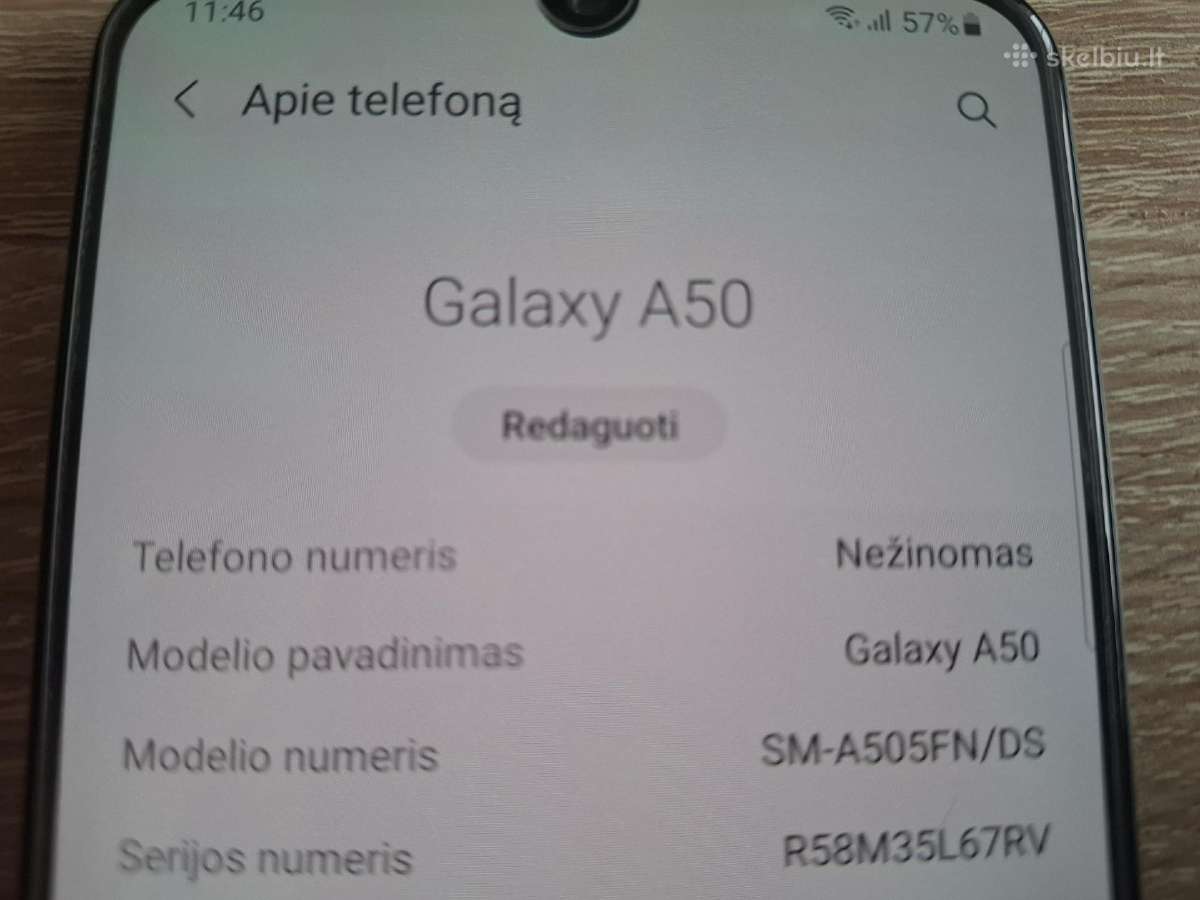 Samsung galaxy A50 - nuotraukos Nr. 3