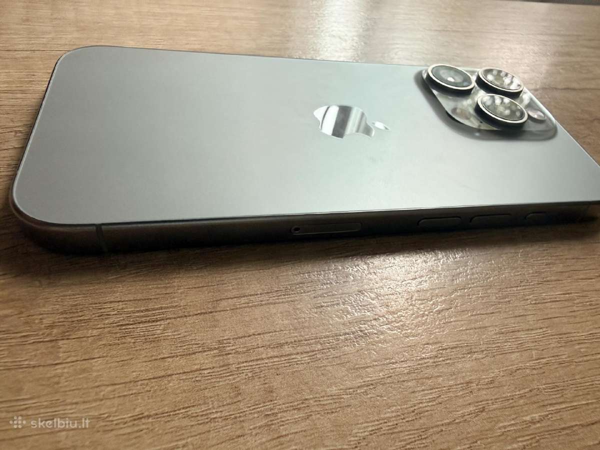 iPhone 15 Pro 128gb, Natural Titanium - nuotraukos Nr. 7
