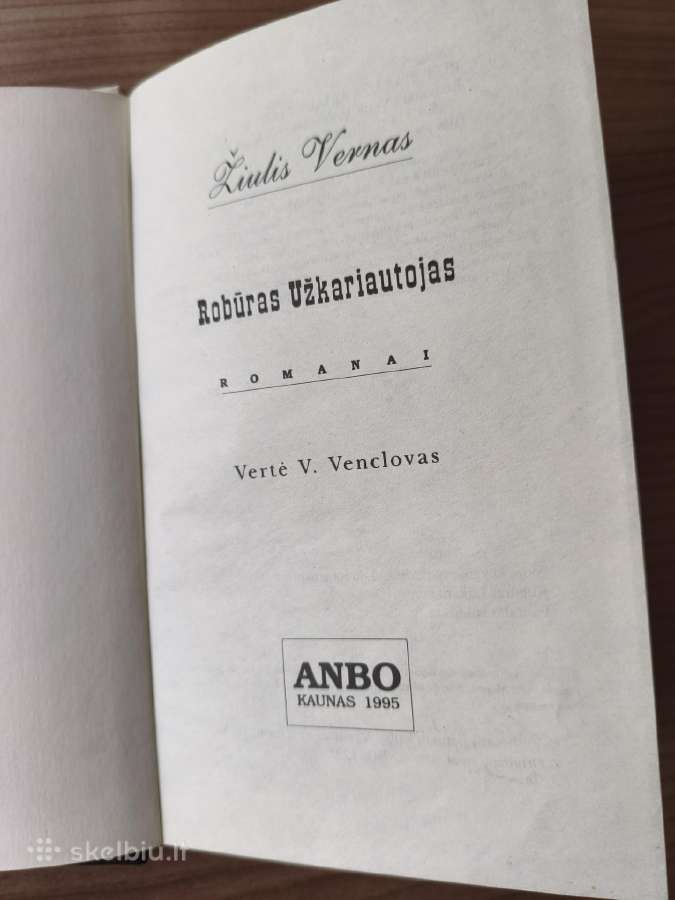 Žiulis Vernas "Robūras Užkariautojas" - nuotraukos Nr. 4
