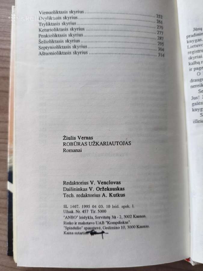Žiulis Vernas "Robūras Užkariautojas" - nuotraukos Nr. 11