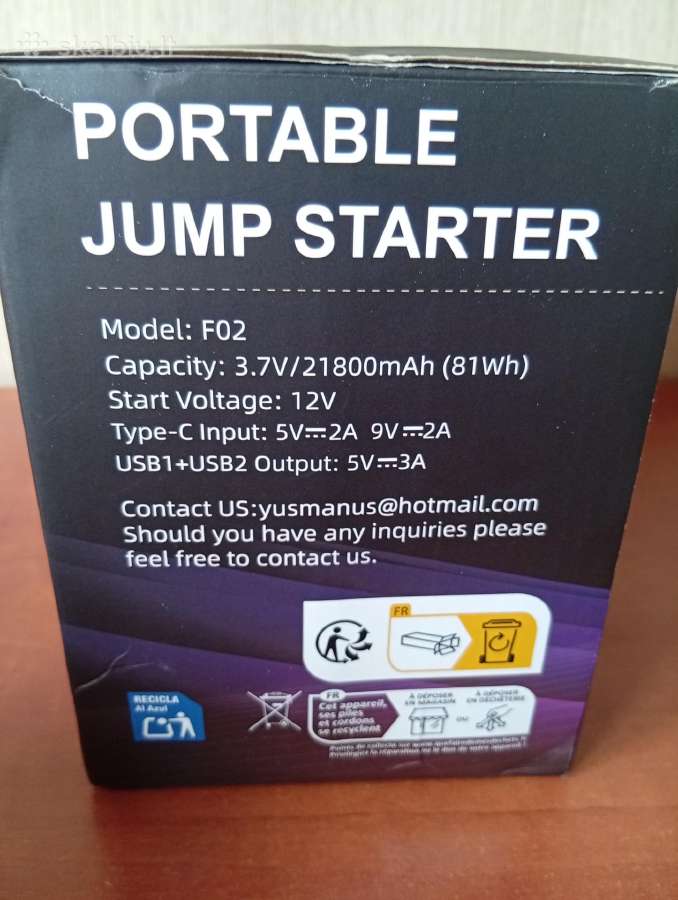Užvedėjas jump starter busteris - nuotraukos Nr. 10