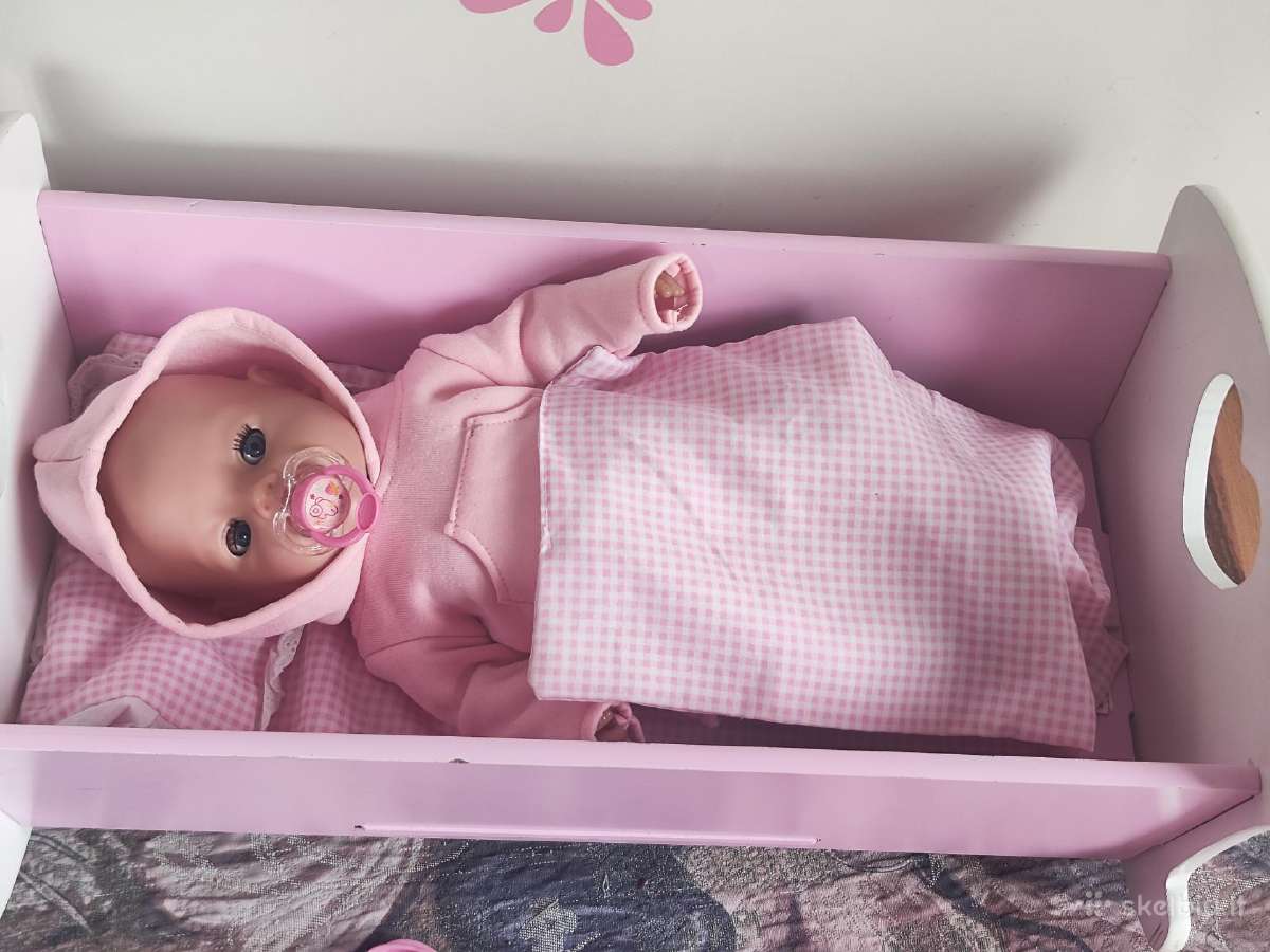 Baby born lėlė su priedais su didele medine - nuotraukos Nr. 2