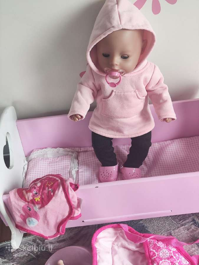 Baby born lėlė su priedais su didele medine - nuotraukos Nr. 8