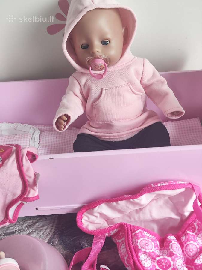 Baby born lėlė su priedais su didele medine - nuotraukos Nr. 11