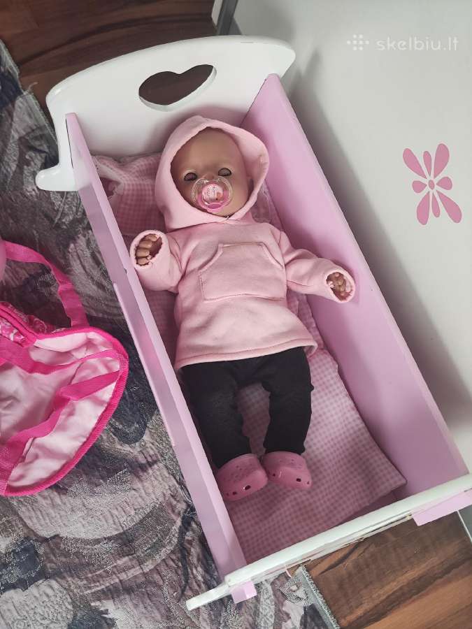 Baby born lėlė su priedais su didele medine - nuotraukos Nr. 12