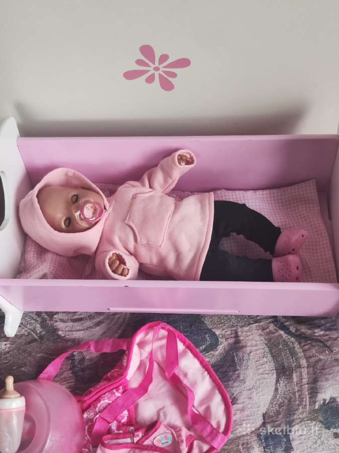 Baby born lėlė su priedais su didele medine - nuotraukos Nr. 14
