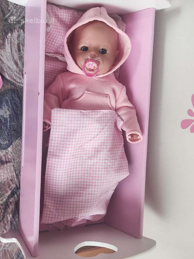 Baby born lėlė su priedais su didele medine - nuotraukos Nr. 4