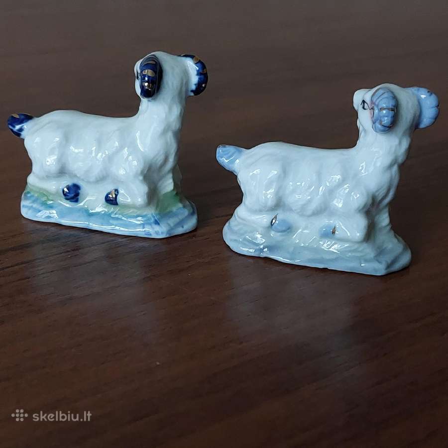 Mažos porcelianinės statulėlės " Avelės " - nuotraukos Nr. 2