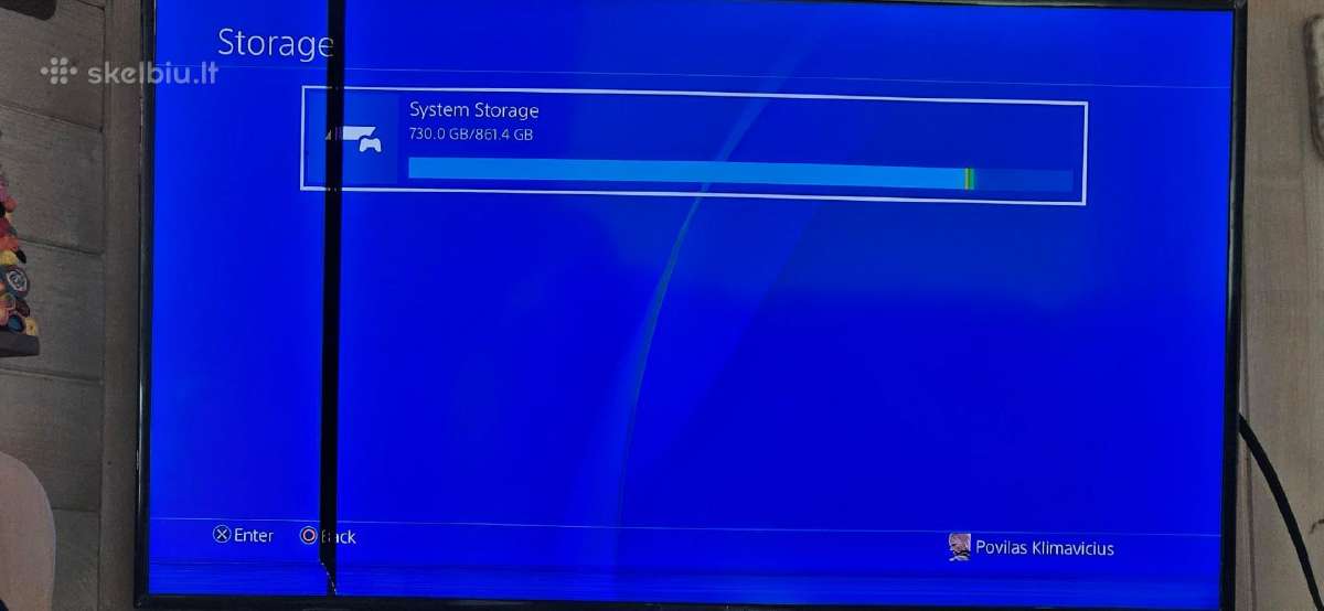 Playstation 4 (Ps4) Fat 1tb - nuotraukos Nr. 11