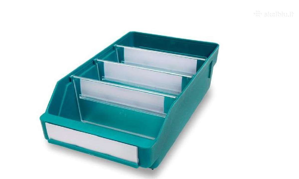 Plastikinės sandėliavimo dėžutės detalėms - nuotraukos Nr. 2