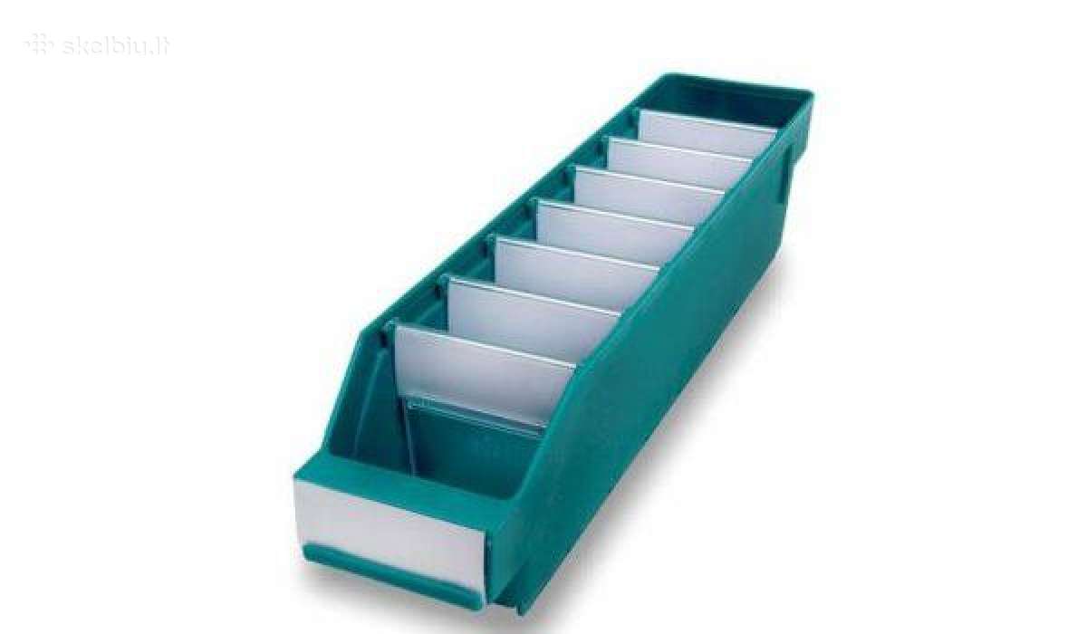 Plastikinės sandėliavimo dėžutės detalėms - nuotraukos Nr. 3