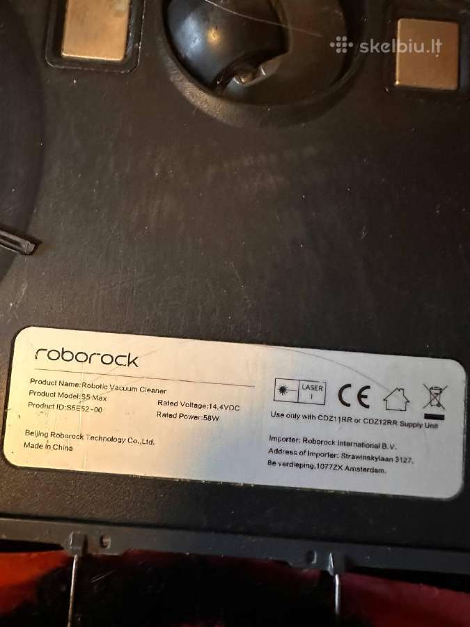 Roborock S5 Max su krovimo stotele (dalims arba re - nuotraukos Nr. 3