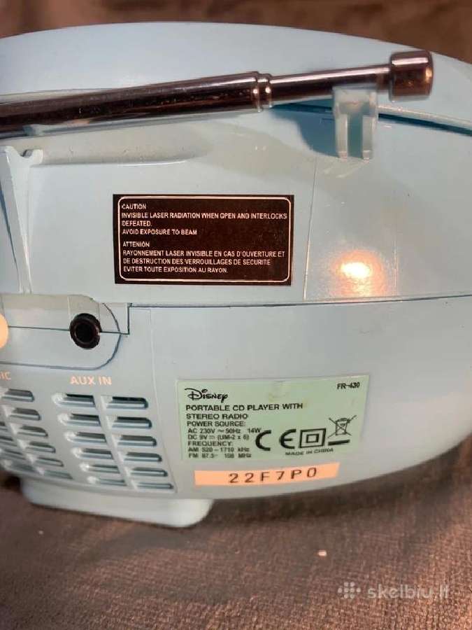 Disney Frozen CD grotuvas magnetofonas su mikrofon - nuotraukos Nr. 2