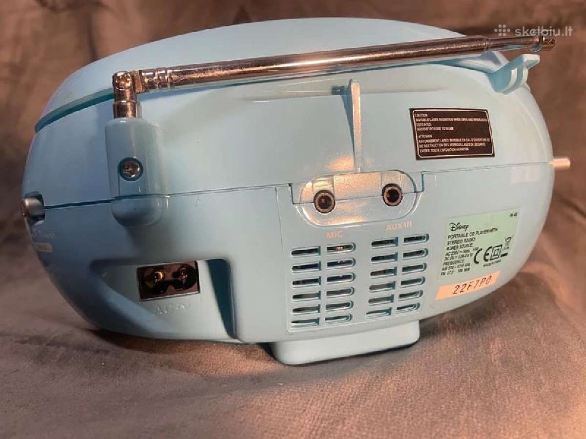 Disney Frozen CD grotuvas magnetofonas su mikrofon - nuotraukos Nr. 3