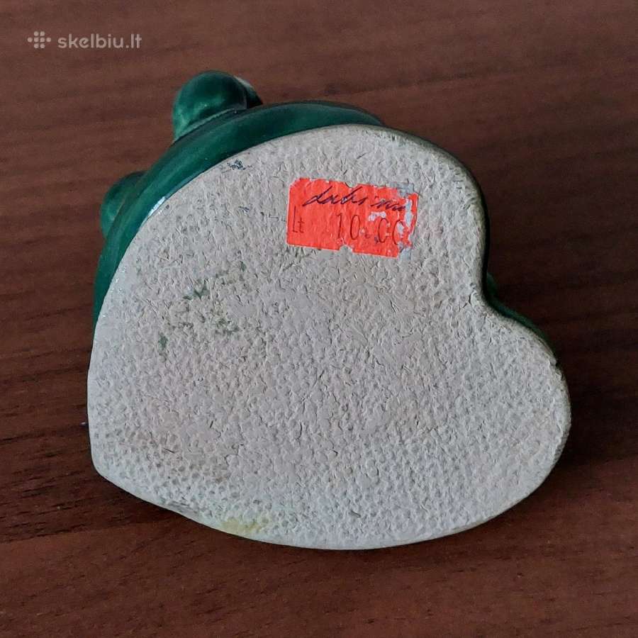 Molinės glazuruotos statulėlės " Varlės ". - nuotraukos Nr. 6