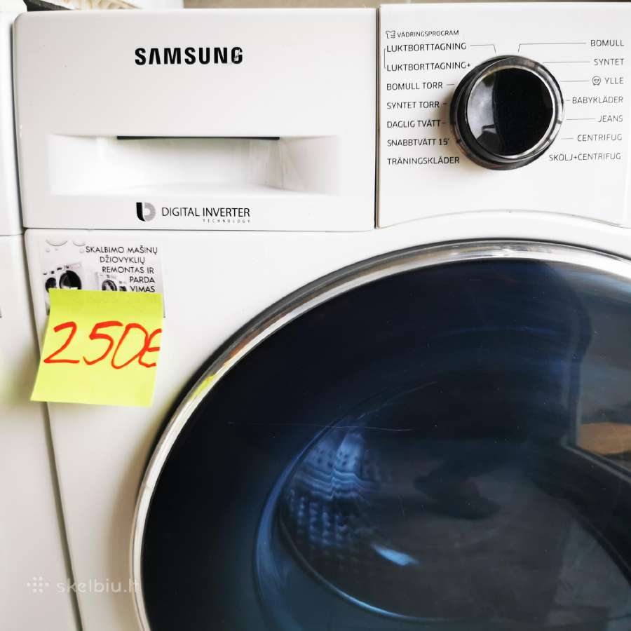 Samsung skalbimo mašina su džiovykle 8/6kg - nuotraukos Nr. 3