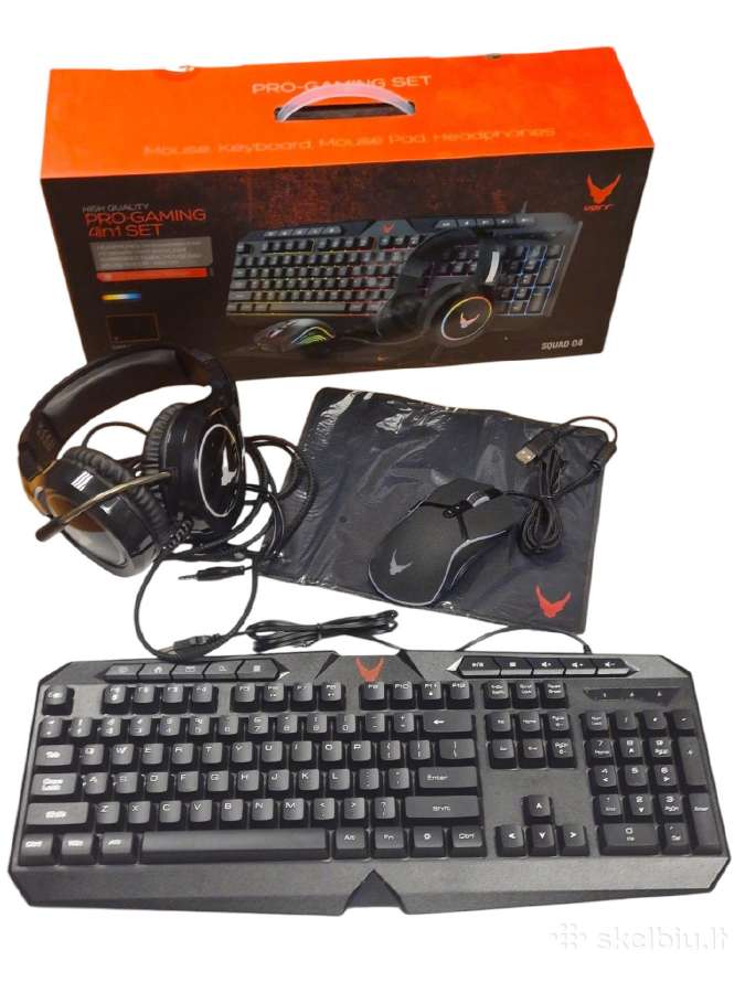Varr Squad 04 Pro-gaming 4in1 žaidimų komplektas - nuotraukos Nr. 2
