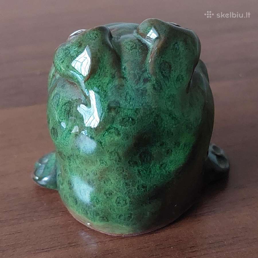 Molinės glazuruotos statulėlės " Varlės ". - nuotraukos Nr. 9