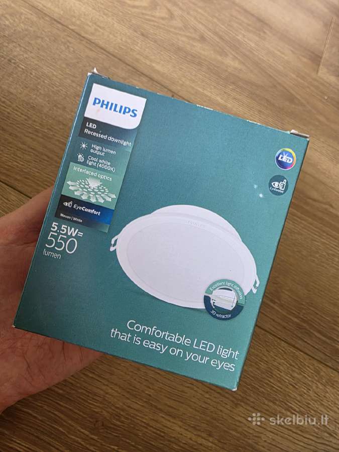 Šviestuvai įleidžiami Philips Meson, 4000k, - nuotraukos Nr. 2