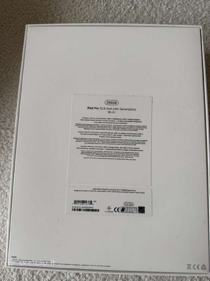 Originalus Apple iPad Pro 12.9" (4th Gen) 256gb Sp - nuotraukos Nr. 7