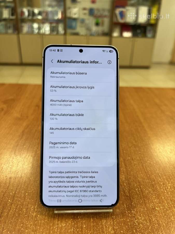 Samsung Galaxy S931 S25 256gb (Naudotas) - nuotraukos Nr. 2