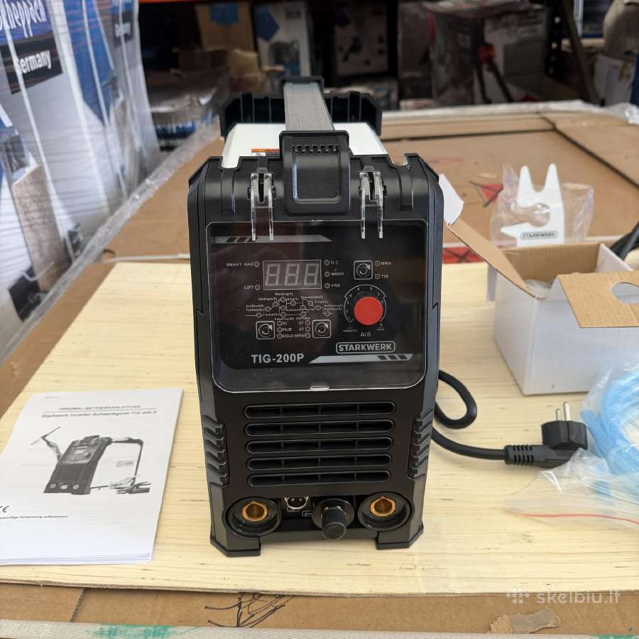 Suvirinimo aparatas Starkwerk Tig 200 Puls Hf - nuotraukos Nr. 3