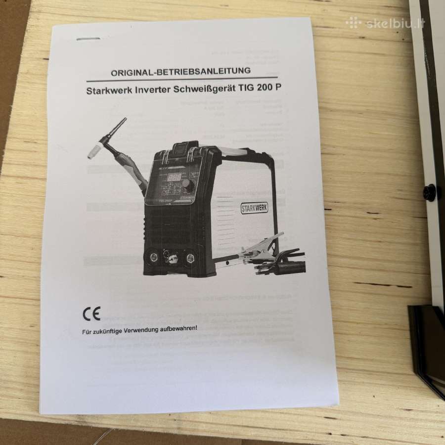 Suvirinimo aparatas Starkwerk Tig 200 Puls Hf - nuotraukos Nr. 9