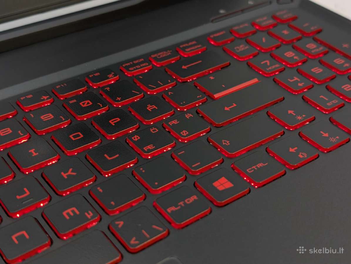 Msi Gl63 8se i7 16gb 512gb SSD Rtx 2060 6gb - nuotraukos Nr. 5