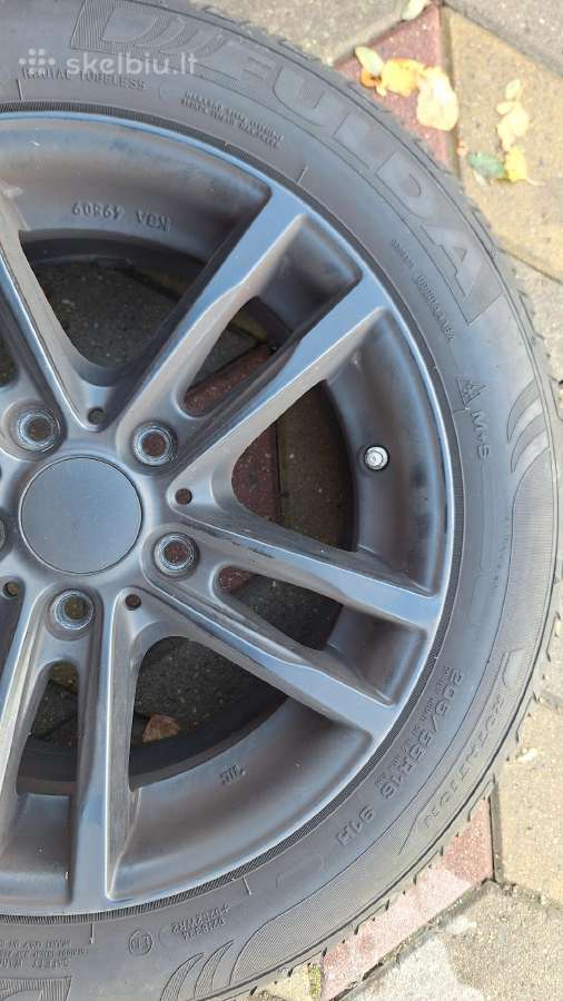 Bmw 1ir3 klases lieti ratai m+s pdangom 205.55.16 - nuotraukos Nr. 3
