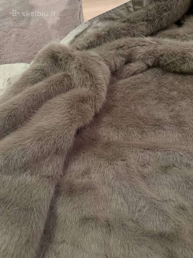 Carhartt Chaki spalvos žieminė striukė su kailiu - nuotraukos Nr. 4