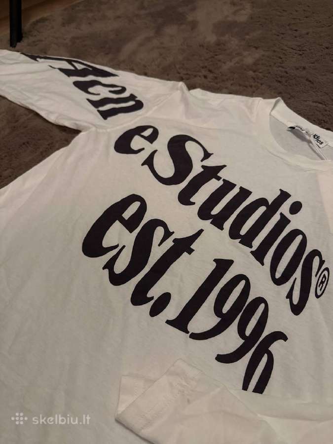 Acne studios balti longsleeve marškinėliai - nuotraukos Nr. 2
