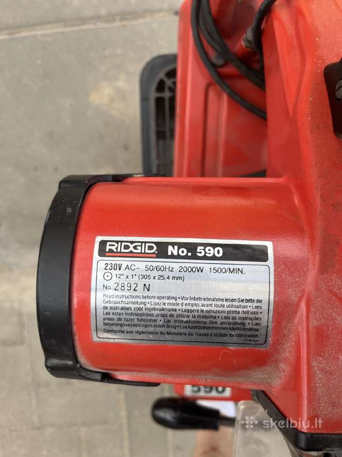Ridgid 590 profesionalus metalų pjovimo pjūklas - nuotraukos Nr. 5