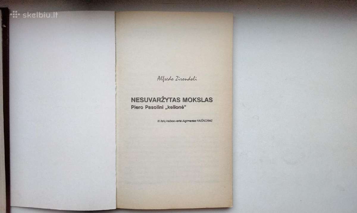 Nesuvaržytas mokslas. P. Pasolini Kelionė - nuotraukos Nr. 2