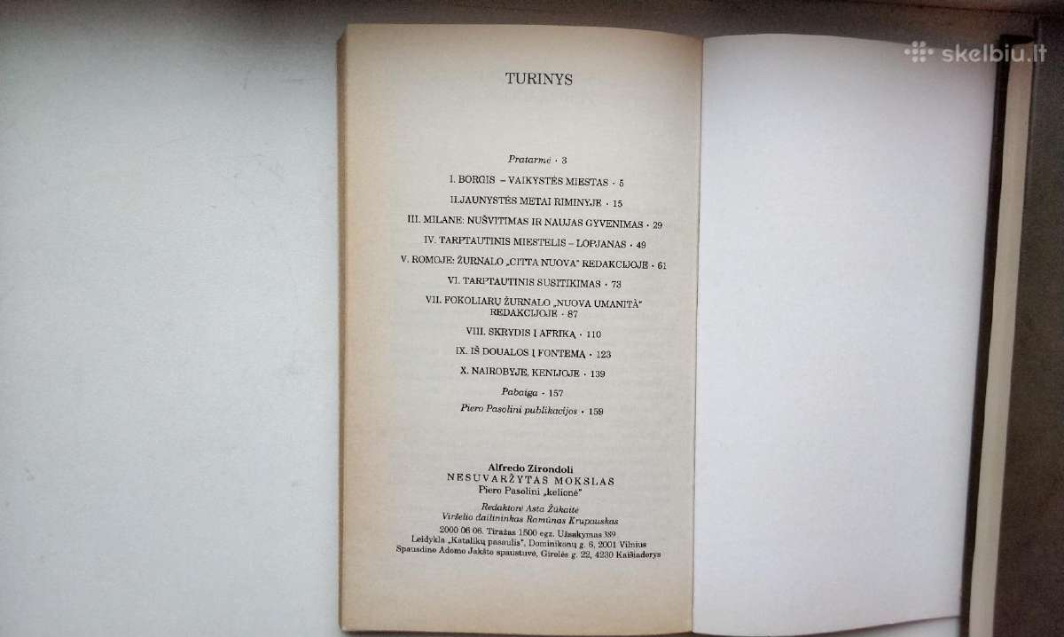 Nesuvaržytas mokslas. P. Pasolini Kelionė - nuotraukos Nr. 9