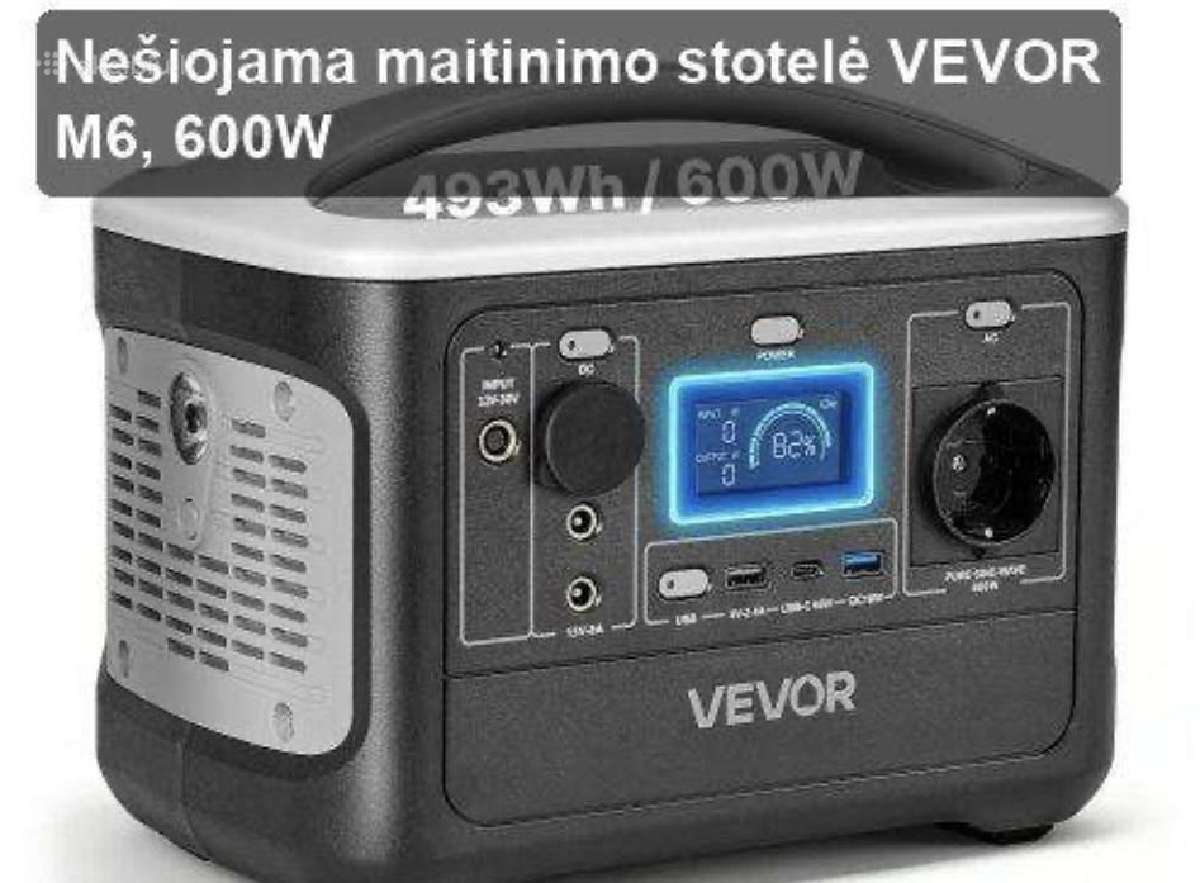 Pirksiu nešiojama elektros stotele - nuotraukos Nr. 3