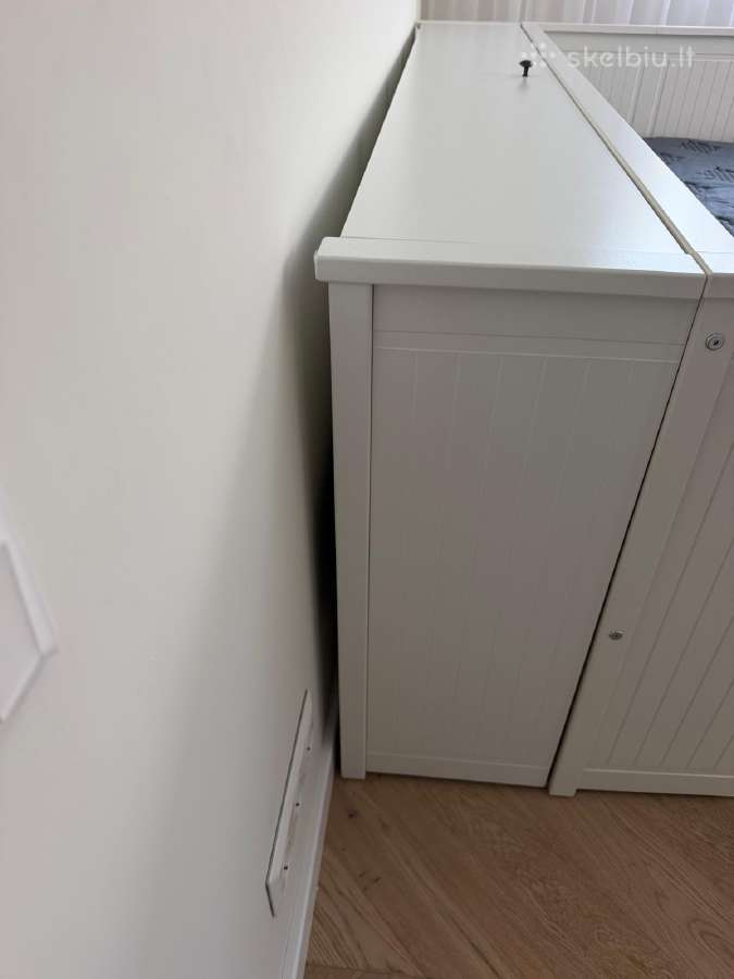 Ikea Hemnes lovos čiužinio dėžė. Balta - nuotraukos Nr. 3